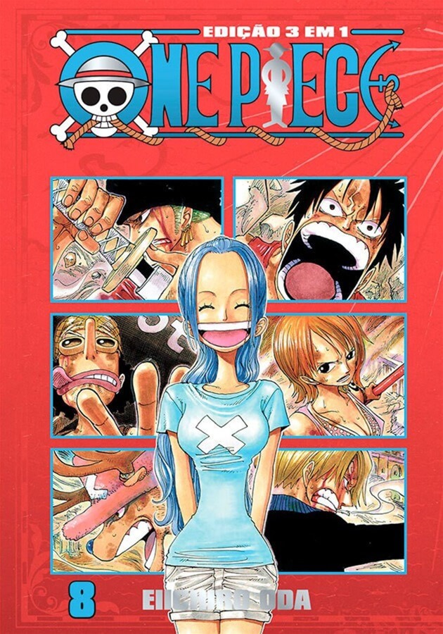 Mangá - One Piece - 3 em 1 - Vol. 08