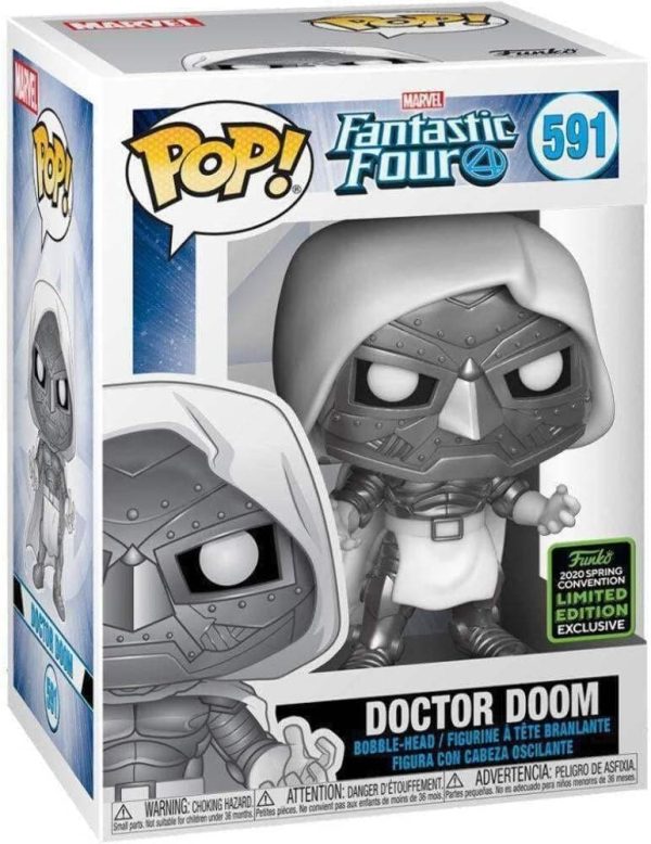 Funko Pop - Marvel - Doctor Doom 591 - Booble-Head Limited Edition - Image 3