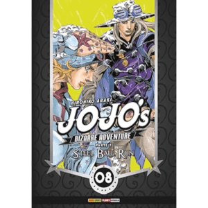 Mangá - Jojo's Bizarre Adventure - Parte 7 - Steel Ball Run - Vol. 08